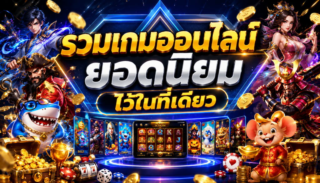 รวมเกมออนไลน์ยอดนิยมไว้ในที่เดียว